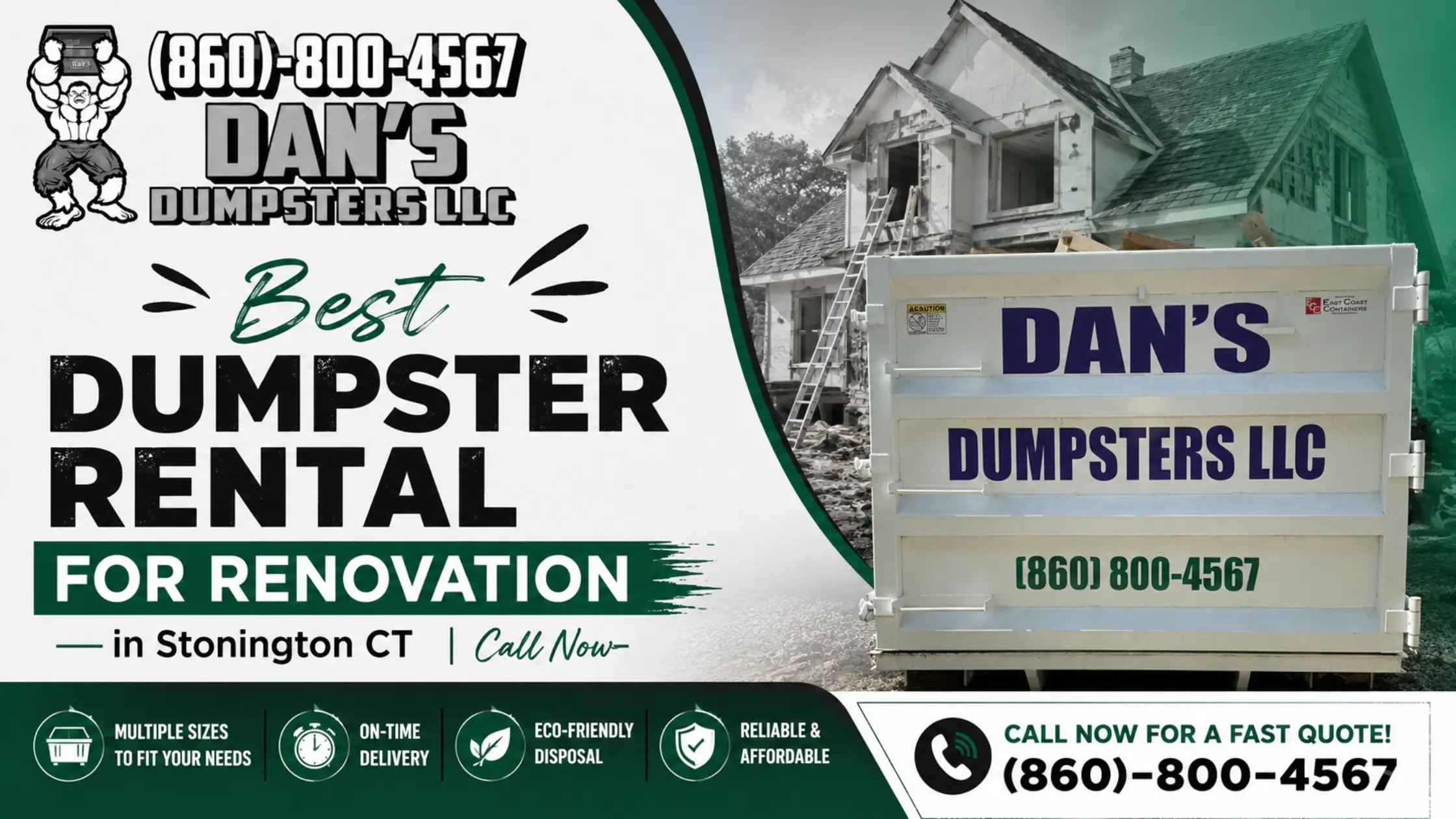 Best Dumpster Rental for Renovation in Stonington CT | Call Now